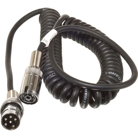 Lumedyne 7' Head to Power Pack Extension Cord - Coiled HCCD B&H