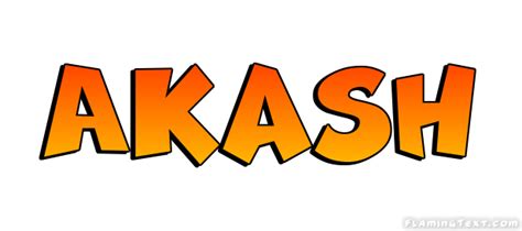 Akash Logo | Free Name Design Tool from Flaming Text