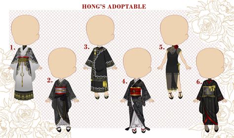 OPEN CHIBI OUTFIT ADOPT #9 by hongqiaofei on DeviantArt