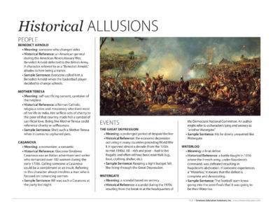 Allusion in Literature - 8+ Examples, PDF