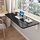 Amazon.com: OCAZI Folding Wall-Mounted Drop-Leaf Table Heavy Duty Wall Mounted Folding Table ...