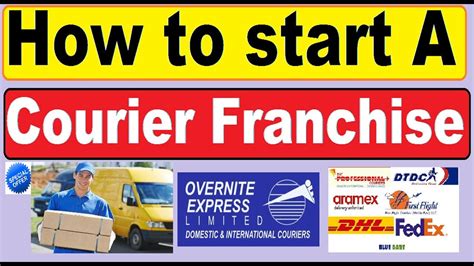 how to start a courier service or courier franchise | courier business|dtdc franchise india ...