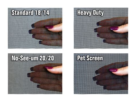 Screen Types & Accessories | PCA Products