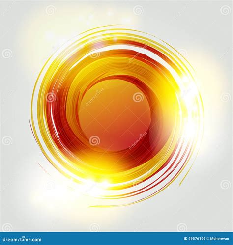 Vector Abstract Orange Circle. Logo Design Template . Stock Illustration - Illustration of ...