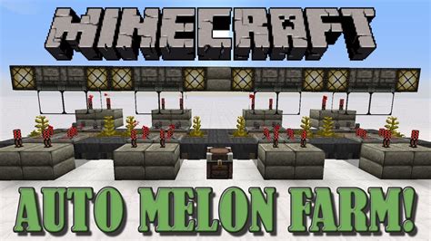 Melon Farm Minecraft Automatic