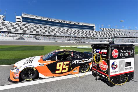 Christopher Bell – No. 95 Procore Toyota Camry Preview – Daytona 500 at Daytona International ...