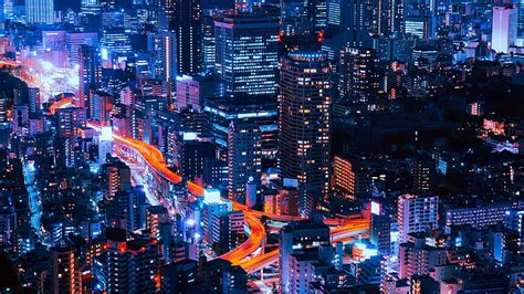 5120x2880px | free download | HD wallpaper: city buildings, city lights ...