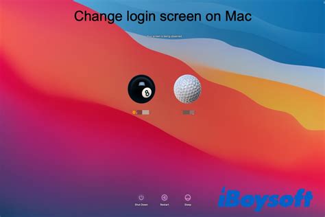 macOS 12: Make the Login Screen Icons Smaller