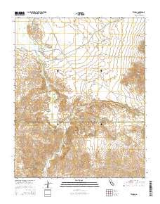 Tecopa Hot Springs Topo Map in Inyo County, California