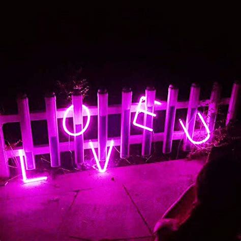 Light Up Letters for Wall Decor, Neon Art Light Letters of The Alphabet Marry Me Decorations for ...