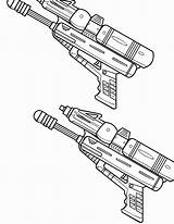 Nerf Gun Coloring Pages  Best For Kids sketch template