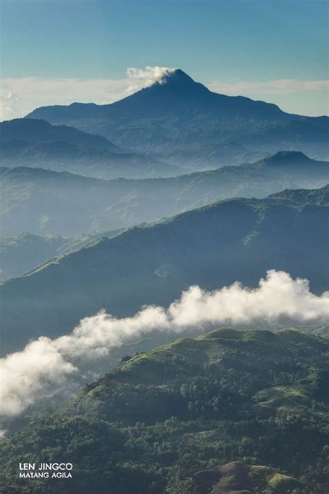 Mt. Matutum with layered mountain foreground – Manila Helicopter Tours