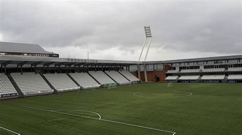 Tórsvøllur stadium in Tórshavn, Faroe Islands. Stadium of the Faroe ...