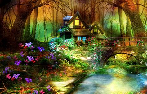 Pin by Ash Gulick on Disney | Fantasy landscape, Forest wallpaper, Magical forest