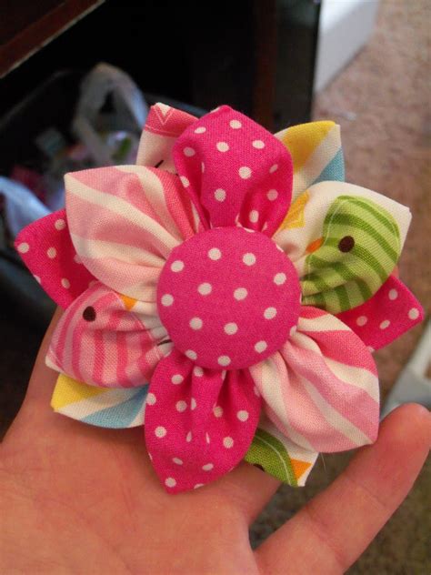 Our Little Life...: Fabric Flower Tutorial