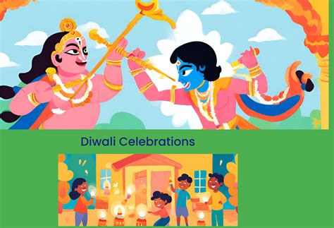 Diwali:The Triumph of Goodness-The Legend of Lord Krishna and Narakasura