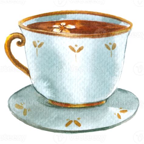 tea cup watercolor 24248332 PNG