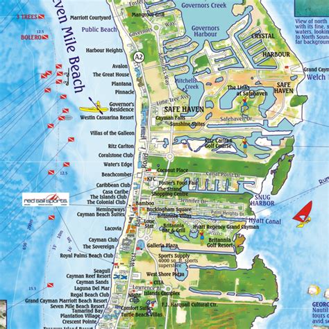 Seven Mile Beach Grand Cayman Map - Living Room Design 2020