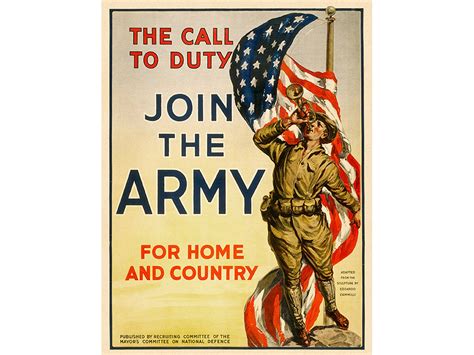 Vintage World War II Army Poster the Call to Duty Join the - Etsy