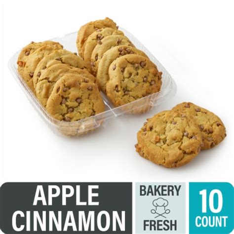 Bakery Fresh Apple Cinnamon Cookies, 10 count / 24 ounces - Smith’s Food and Drug