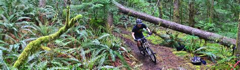 Mountain Bike trails on Quadra Island, Discovery Islands, British Columbia, Quadra Island ...