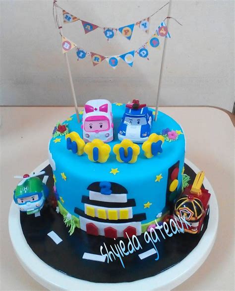 Shyieda Gateaux Homemade Melaka: Robocar poli cake for Hiuk