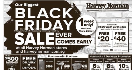 Harvey Norman Black Friday Sale Comes Early Promotion 20 - 26 November 2020 ~ Supermarket Promotions