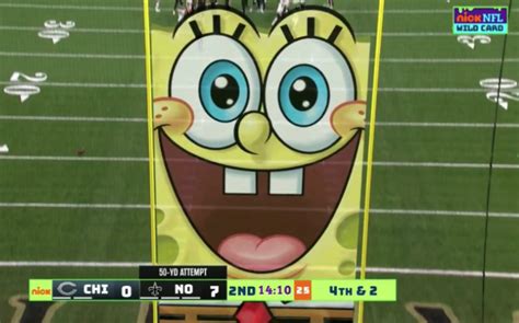 Nickelodeon Broadcasts an NFL Playoff Game - Cue the SpongeBob Jokes - TheWrap