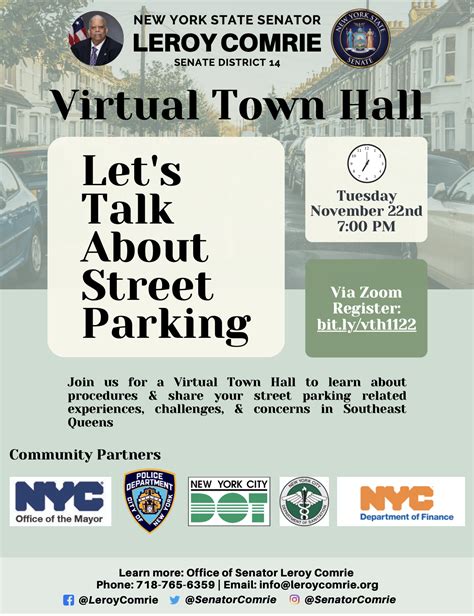 Let’s Talk About Street Parking – Virtual Town Hall – Jamaica311