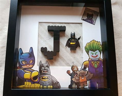 Lego Batman Initial Frame / Lego Batman / Batman Frame / Lego | Etsy