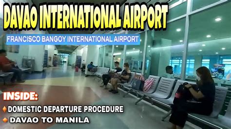 Davao International Airport | Step by Step guide for Domestic Departure ...