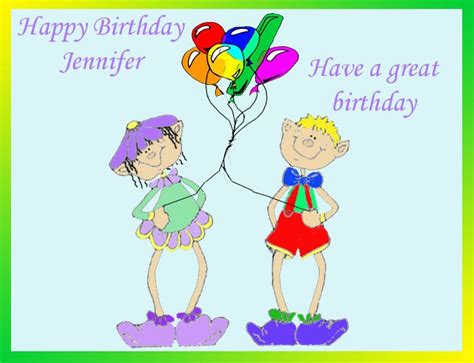 Jennifer | Happy birthday jennifer, It's your birthday, Birthday