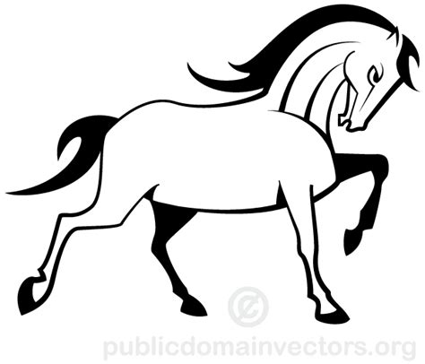 Vector Horse Image | Horses, Horse clip art, Horse silhouette