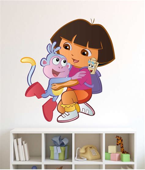 WallStick Dora Buji Vinyl Multicolour Wall Sticker - Pack of 1 - Buy WallStick Dora Buji Vinyl ...