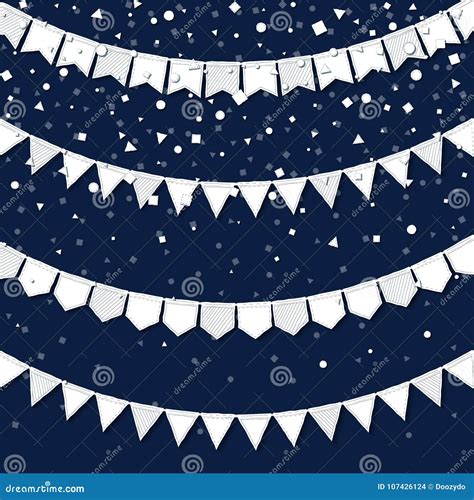 Party flags. stock vector. Illustration of graphic, fair - 107426124