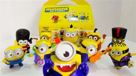 Minions 2015 McDonald's Happy Meal Toys Complete Set of 10 Toy Review by iLoveThisToy - YouTube