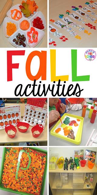 Fall Themed Activities for Little Learners - Pocket of Preschool