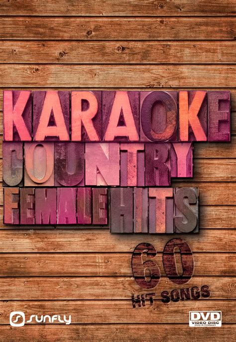 Female Country Karaoke Hits from Sunfly Karaoke with 60 hits songs on ...