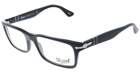 Persol Po 3050v 95 55mm Rectangle Eyeglasses 55mm in Black (Brown) | Lyst