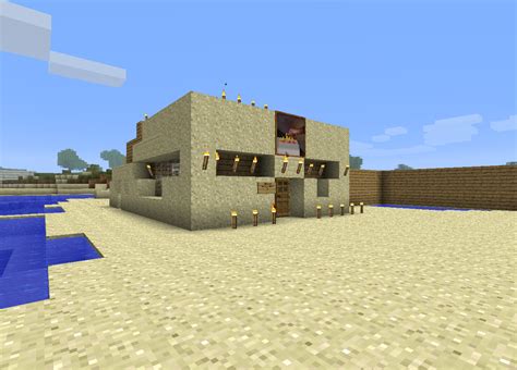 Minecraft: Sand House by PatrickJr on DeviantArt