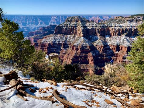 The North Rim Grand Canyon - A Snowy Visit