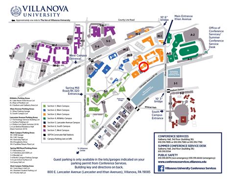 Villanova University Campus Map - Campus Map