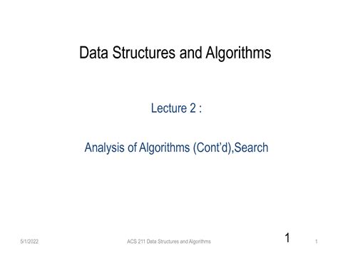 SOLUTION: Lecture 2 analysis of algorithms big o notation - Studypool