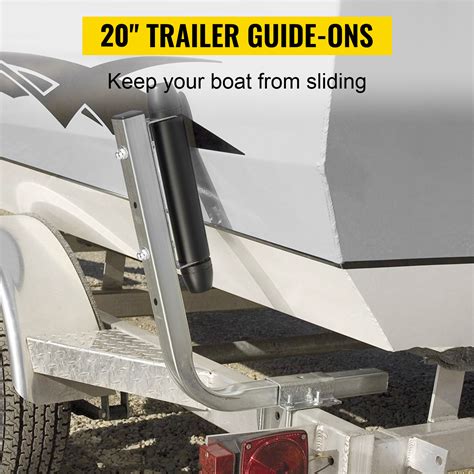 VEVOR 16" Heavy-duty Roller Boat Trailer Guide-ons Galvanized Steel ...