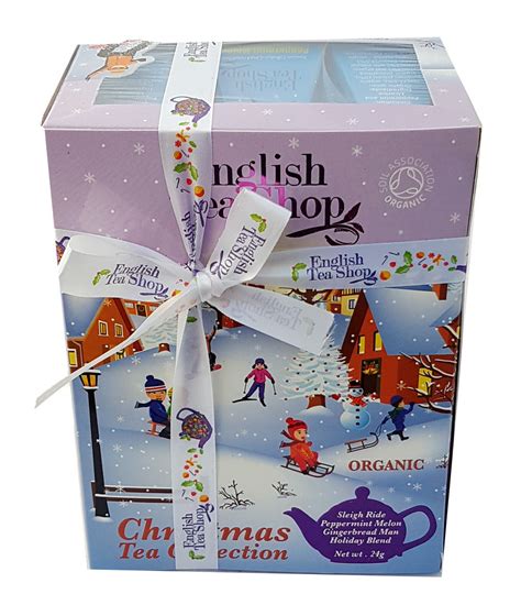 English Tea Shop Organic Christmas Tea Collection, Teebeutel, 12 x 2g - Piece of UK