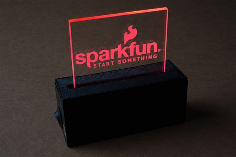 DIY Edge-Lit Acrylic Display - News - SparkFun Electronics