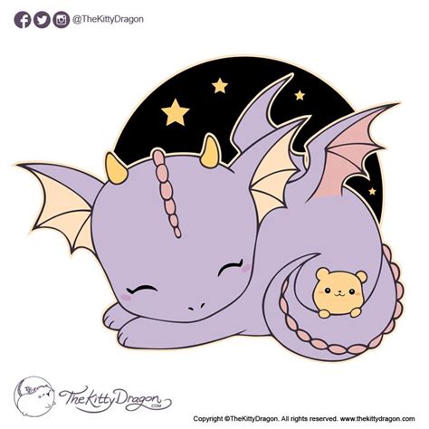 TheKittyDragon Shop | Redbubble | Baby dragons drawing, Baby dragon art, Cute dragon drawing