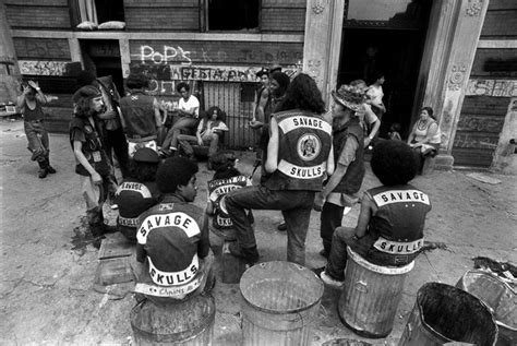 New York street gang “Savage Skulls”, New York, NY July 20th 1972* Photo by Jean-Pierre Laffont ...