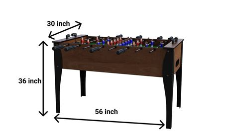 What is the Official Foosball Table Dimensions & Size?