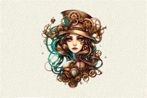 Steampunk Magic Clip Art Graphic by bakercar2691 · Creative Fabrica